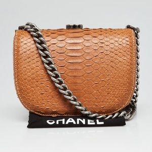 CHANEL PYTHON VINTAGE BAG